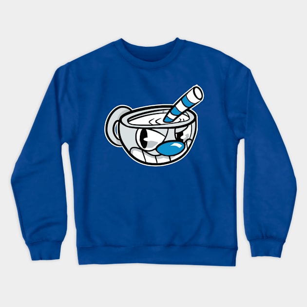 mugman head Crewneck Sweatshirt by jamesweinreb